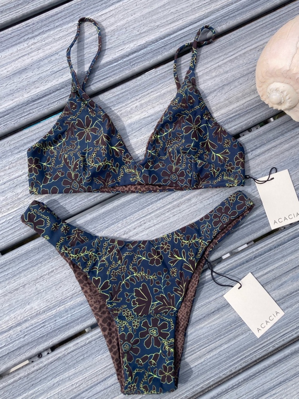ACACIA Set - Airen Bikini Top & Bobbi Bottom in Oni - S/M - Picture 14 of 16